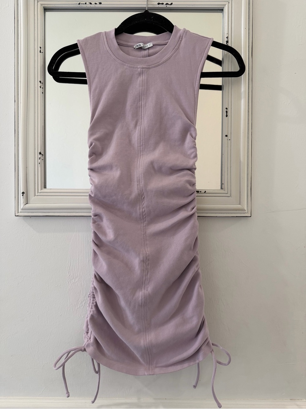 ZARA Ruched Bodycon Dress